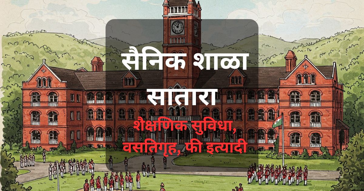 सैनिक शाळा सातारा: शिस्त, देशभक्ती आणि उत्तम शिक्षणाचे माहेरघर. येथील शैक्षणिक सुविधा, शारीरिक विकास, वसतिगृहाची सोय, अनुभवी शिक्षक आणि प्लेसमेंटची माहिती जाणून घ्या.