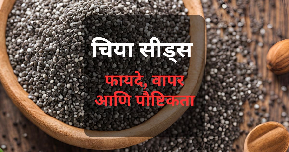 चिया सीड्स म्हणजे काय? जाणून घ्या त्याचे आरोग्यदायी फायदे, वजन कमी करण्यासाठी उपयोग, आणि आपल्या दैनंदिन आहारात त्याचा समावेश कसा करावा.